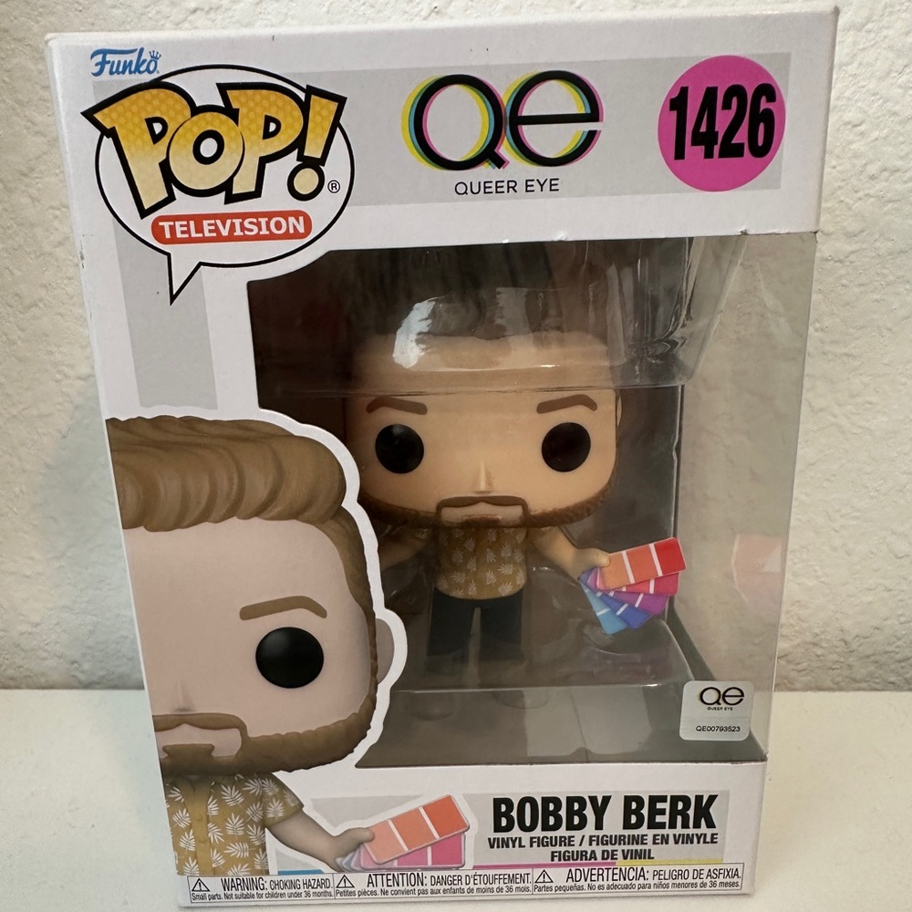 Funko Pop Television: QE Queer Eye - Bobby Berk (#1426, NEW)
